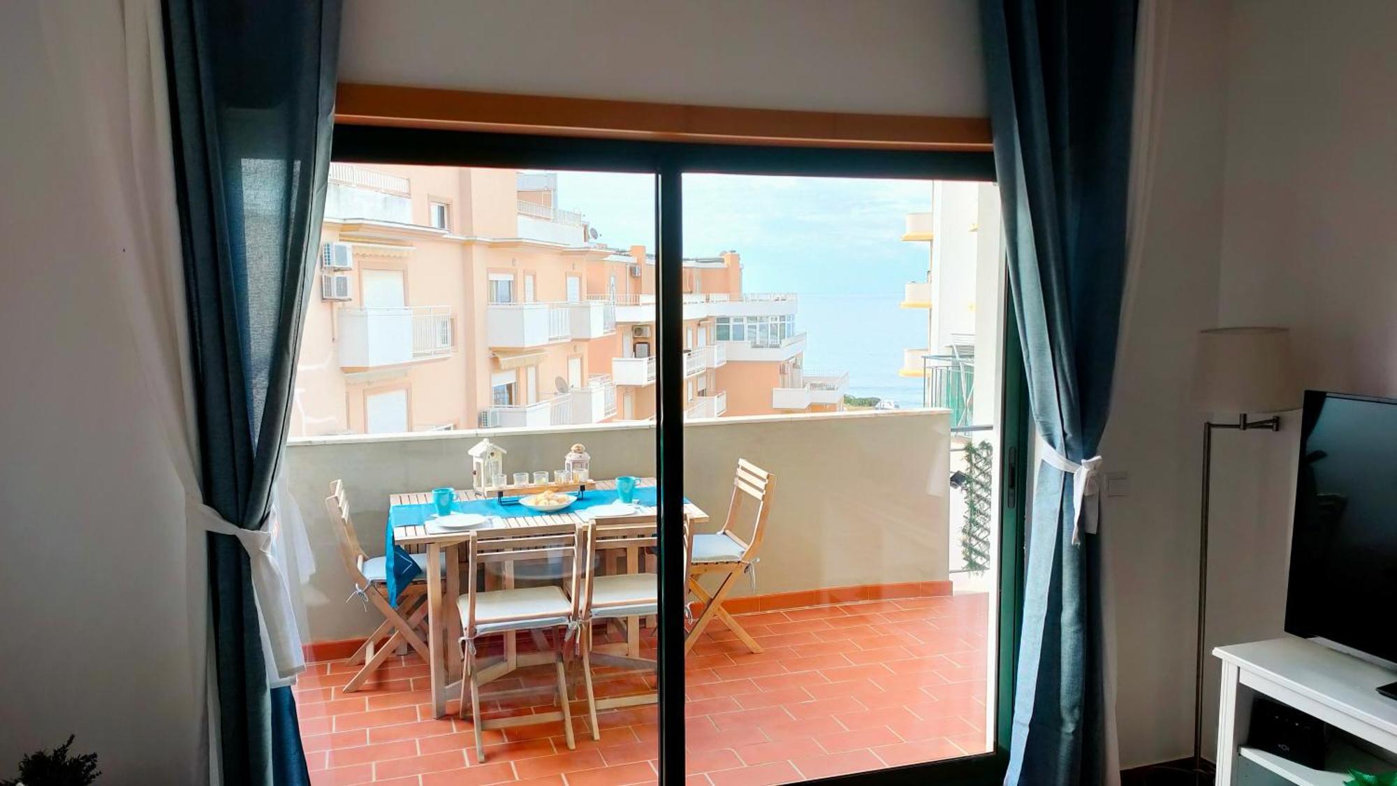 Cantinho Do Sol - Sea View, Quiet, Cozy And Relaxing Flat Armação de Pêra Exteriör bild